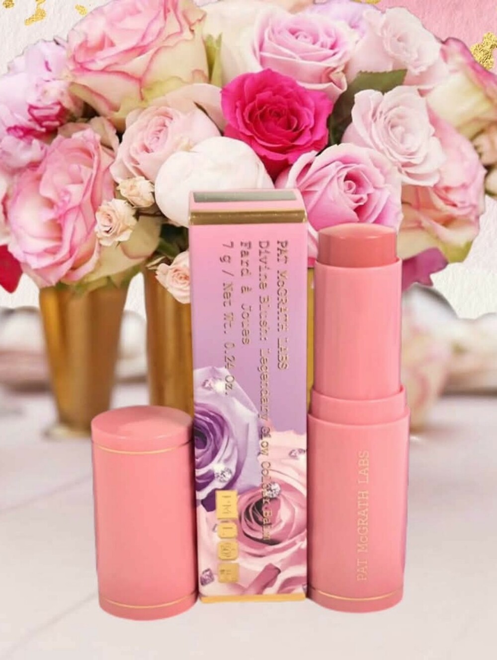 Pat McGrath Divine Cream Blush Legendary Glow Color Balm in Paradise Peony BNIB